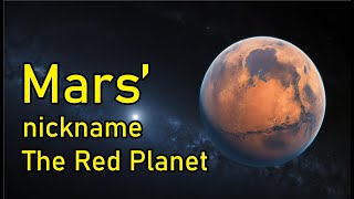 Mars Nickname The Red Planet