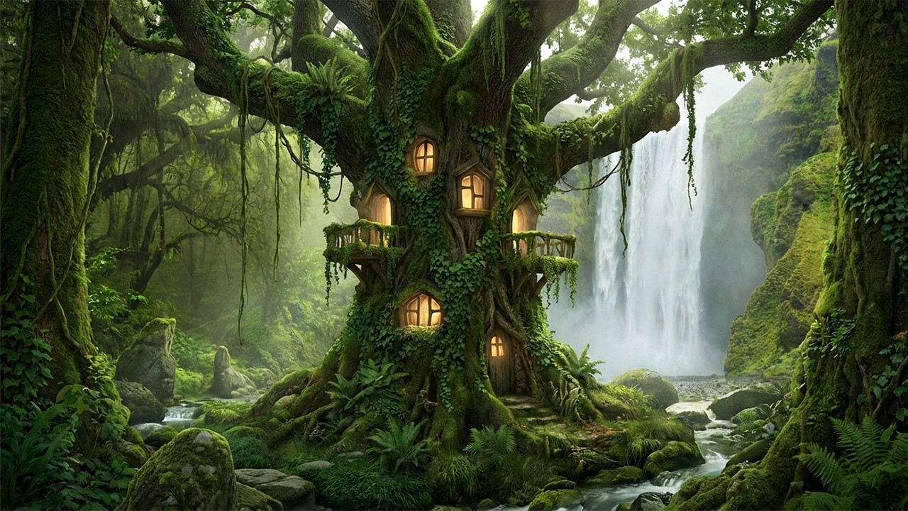 Ancient Elven Oak | Ethereal Forest Ambience for Deep Focus & Studying