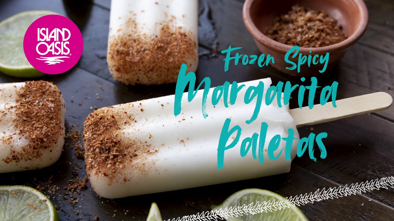 Island Oasis Frozen Spicy Margarita Paletas Recipe YouTube