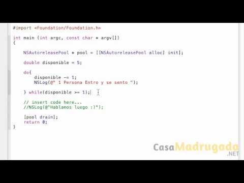 Tutorial Objective C - 14 - Bucle Do While