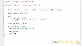 Tutorial Objective C - 14 - Bucle Do While