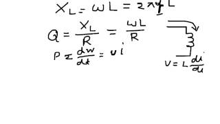 Electrical Engg: Inductor (Q factor and Energy stored)