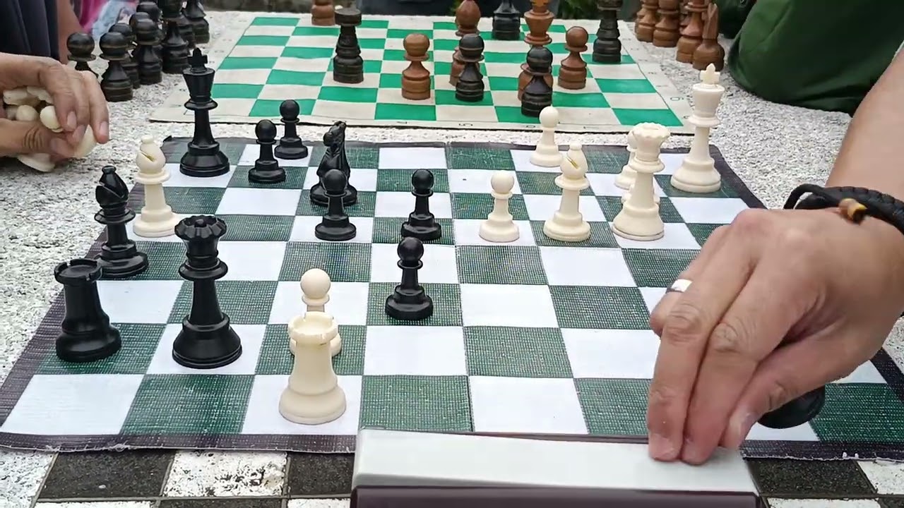 Chess game at the park 6 .  Conrad Agaton vs Oliver Damonsong #chess #ChessTournament2025 #igorot