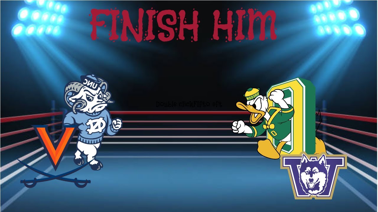 UNC and Virginia vs. Oregon and Washington YouTube