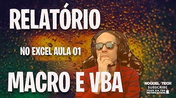 Como criar um relatório com macro e vba no excel aula 01 #excel #macro #vba #microsoft #imprimir