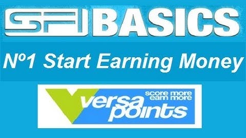 SFI Affiliate Marketing Group Basics Nº1 Start Earning Money by Accumulating VersaPoints