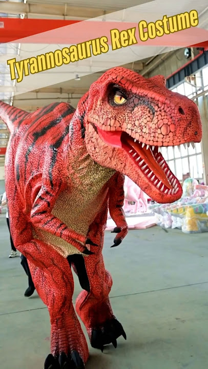 Orange Adult T-Rex Costume