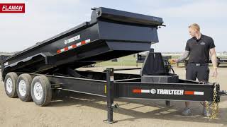Trailtech L370HD Pintle Hitch Dump Trailer | Product Overview | Flaman Trailers