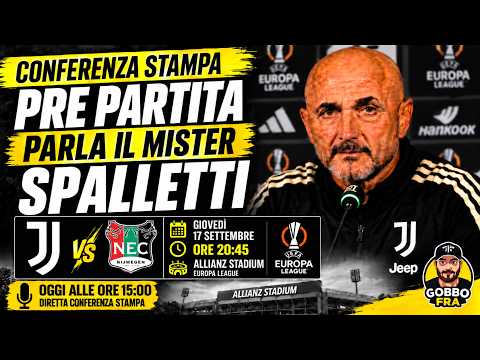 Video SPALLETTI IN CONFERENZA STAMPA LIVE | Verso Juventus-NEC | Europa League