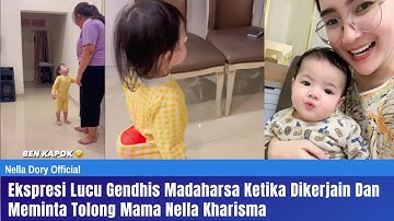 Ekspresi Lucu Gendhis Madaharsa Ketika Dikerjain Dan Meminta Tolong Mama Nella Kharisma
