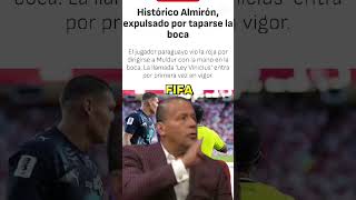 #fifa #almiron #paraguay #turquia #mundial #var #arbitro #futbol #expulsion #tarjetaroja #vinicius