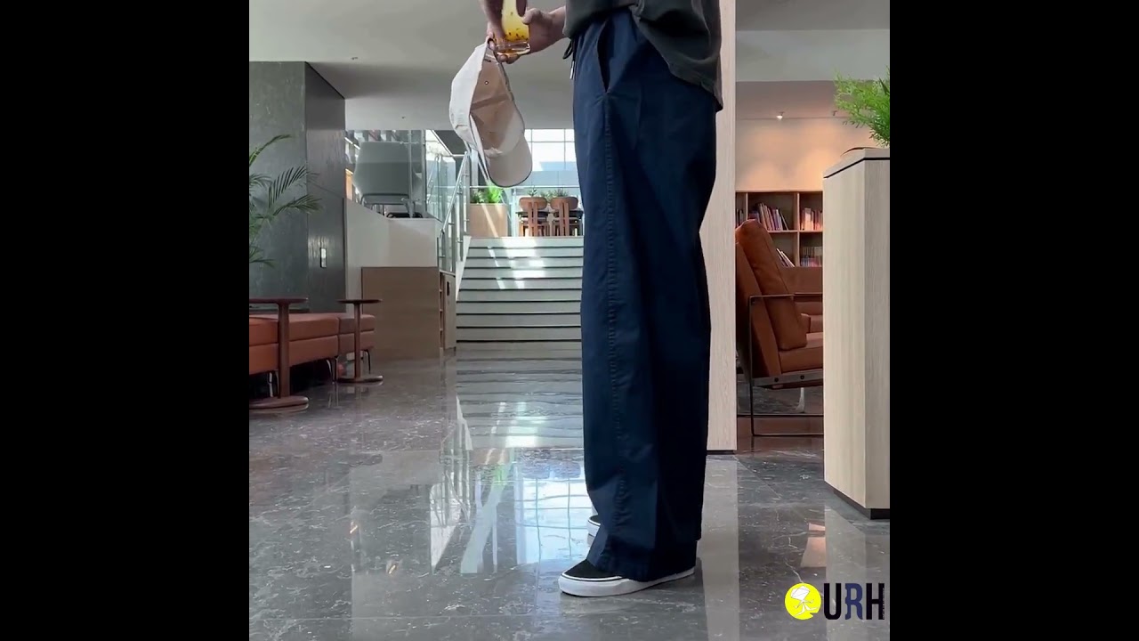 【100%保證韓國直送】Curved Pattern 立體弧形剪裁斜紋純棉橡筋腰氣球褲 👖 [4 color] RG115869