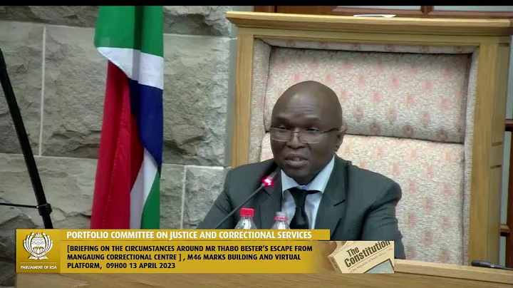 Part 2: Portfolio Committee on Justice and Correctional Services, 13 April 2023