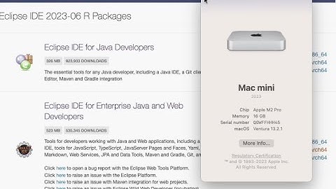 Install Eclipse for Mac M1, M2 chip