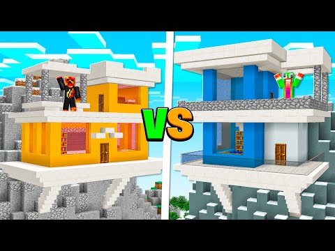 $1 MILLION HOUSE PRESTON vs UNSPEAKABLE BUILD BATTLE!