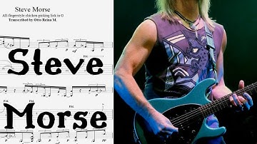 Steve Morse - KILLER use of DOUBLE-STOPS, bending & chicken picking