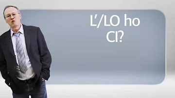 Come si scrive c'è l'ho O ce l'ho?