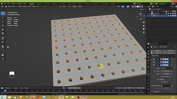 Create array of holes