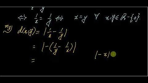 #MTH405 Lecture 26 Part 1 Metric on R-{0}