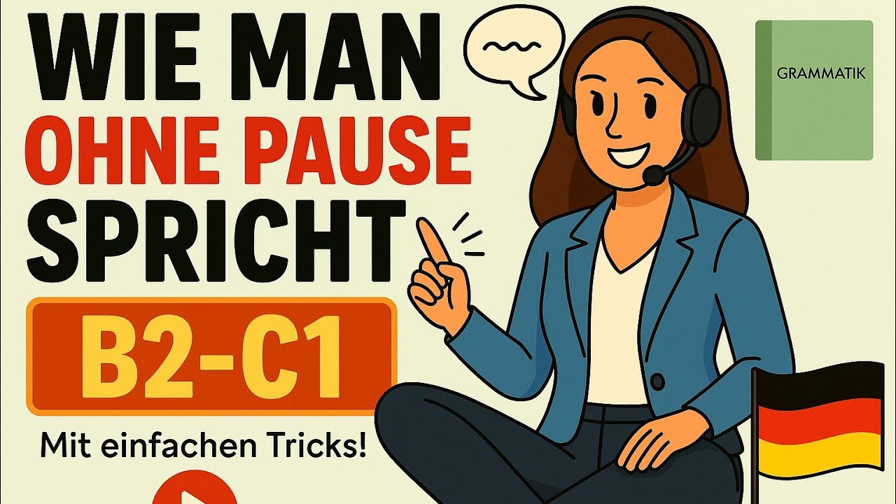 Wie du ohne Pausen flüssig Deutsch sprichst!
