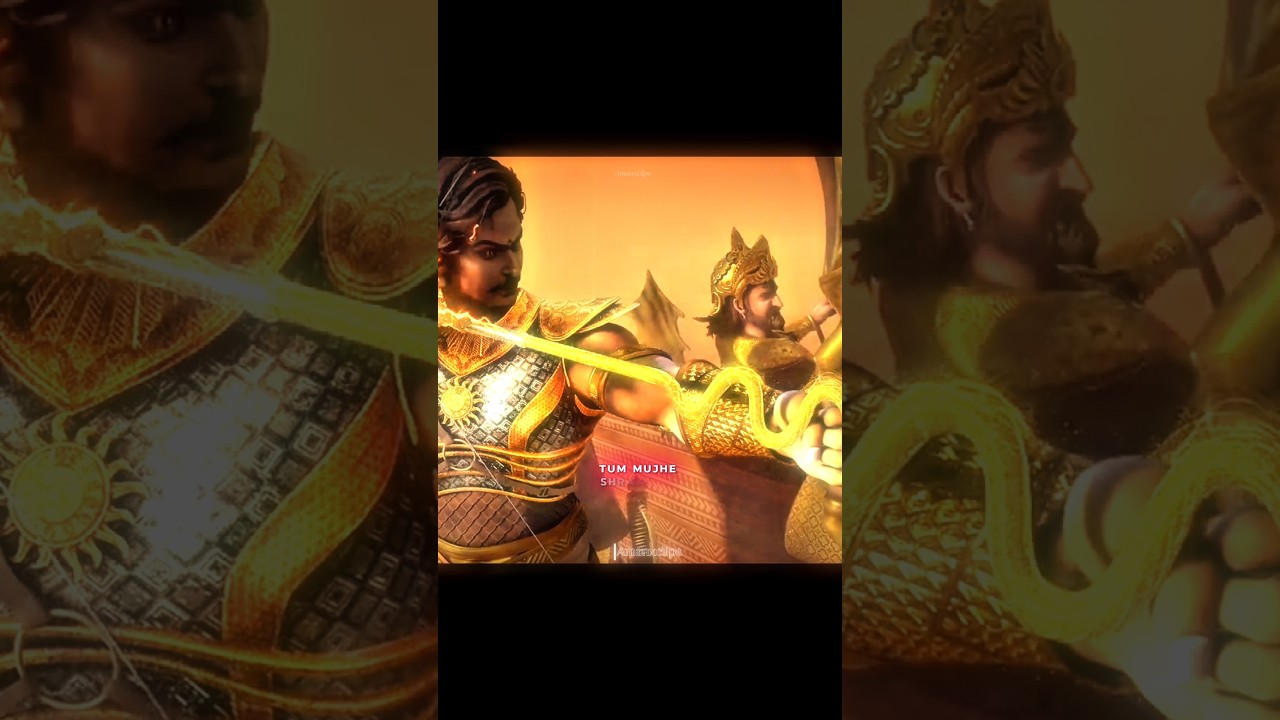 ⚔️Karn ne chalaya nagashtra🏹 kurukshetra 🚩