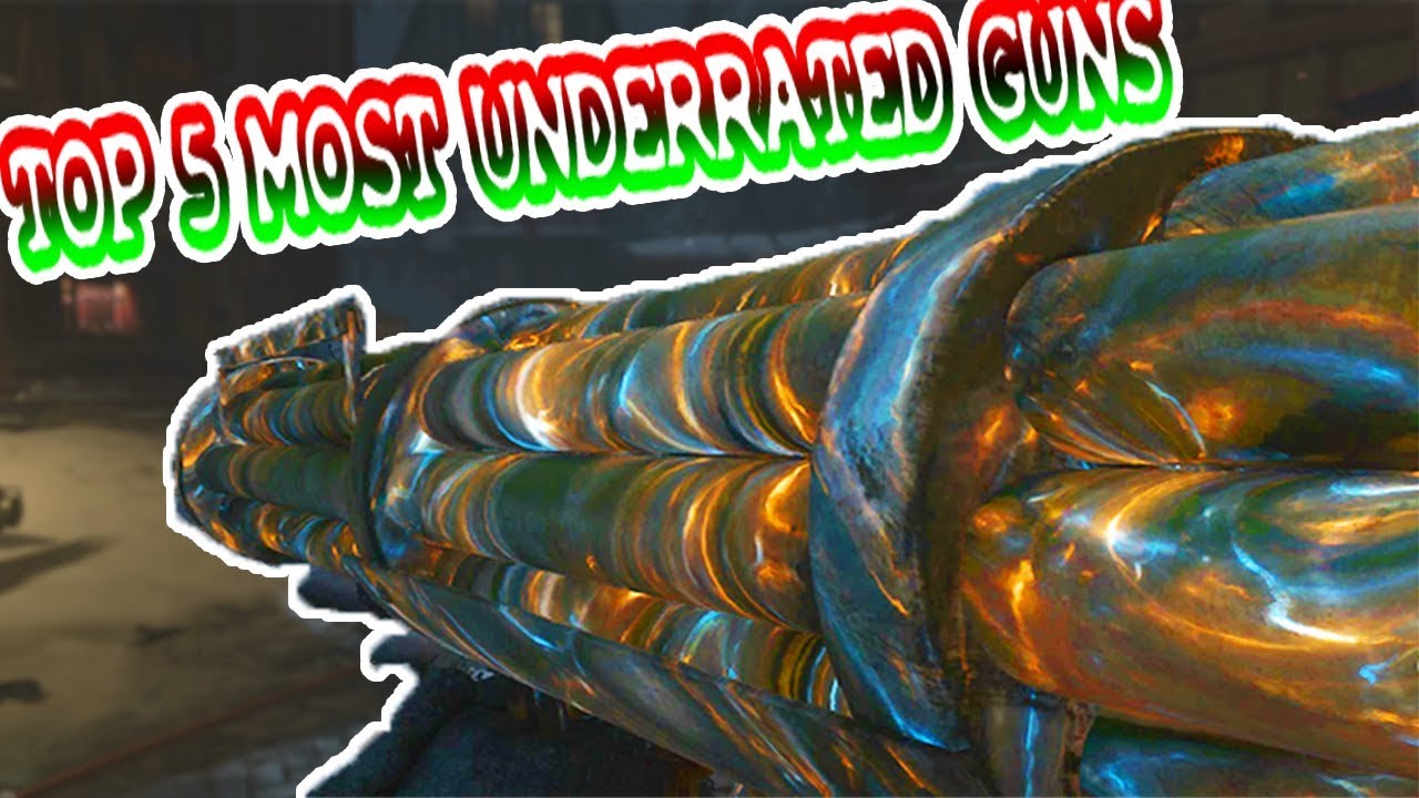 TOP 5 MOST UNDERRATED GUN IN WWII ZOMBIES