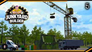 Junkyard Builder / Crane and Car Crusher / No Commentary Walkthrough / Ep. 5 screenshot 5