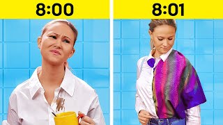 Get ready with me! Quick clothes transformations for emergency situations