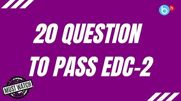 How to Clear EDC-2(ELECTRONIC DEVICES AND CIRCUITS-II ) in 3-4 days | Sem 4 EXTC