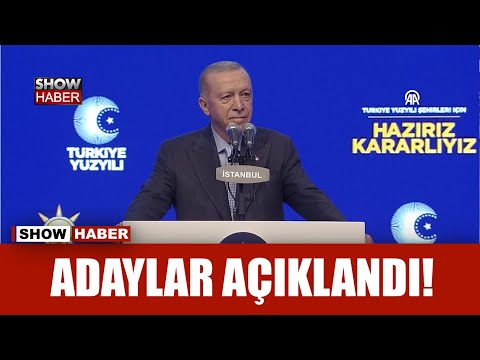 Cumhurbaşkanı Erdoğan, 26 ilin AK Parti belediye başkan adaylarını açıkladı!