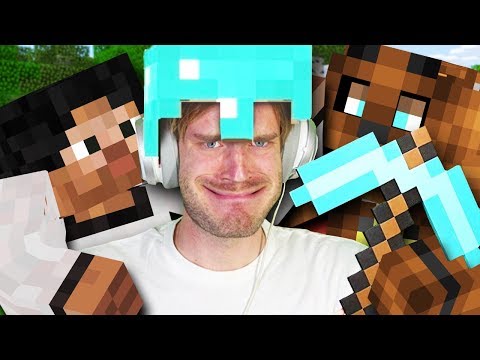 Видео: БАНДА ИГРАЕТ НА КАРТЕ ПЬЮДИПАЯ! - Обзор Карты PewDiePie Minecraft