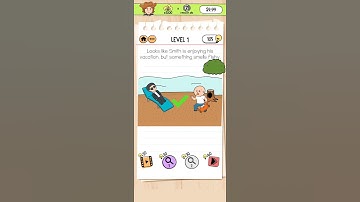 Brain test 2 Level 1 Smith and Joe part 1 Level Solution l Crazy Gamer