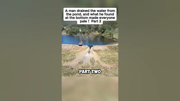 A man drained the water from the pond, and what he found at the bottom made everyone pale PART 2 !!!