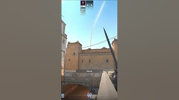 DUST 2 Smoke B Tunnel from A Side #cs2 #cs2smoke #counterstrike