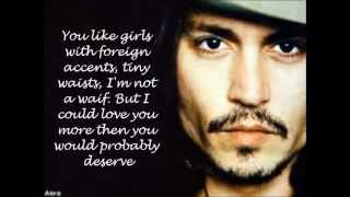 The Johnny Depp Song - Lyrics