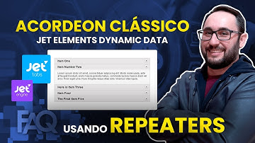 Como criar um Acordeon de FAQ com Repeaters Dinâmico no JetEngine e Elementor