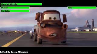 Cars 2 (2011) Airport Chase with healthbars