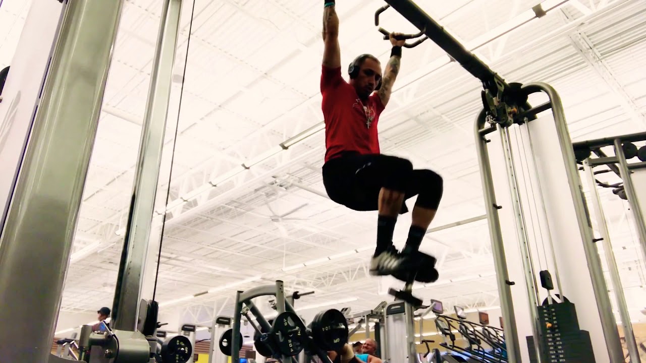 Hanging Inverted Crunch with Weighted Resistance YouTube