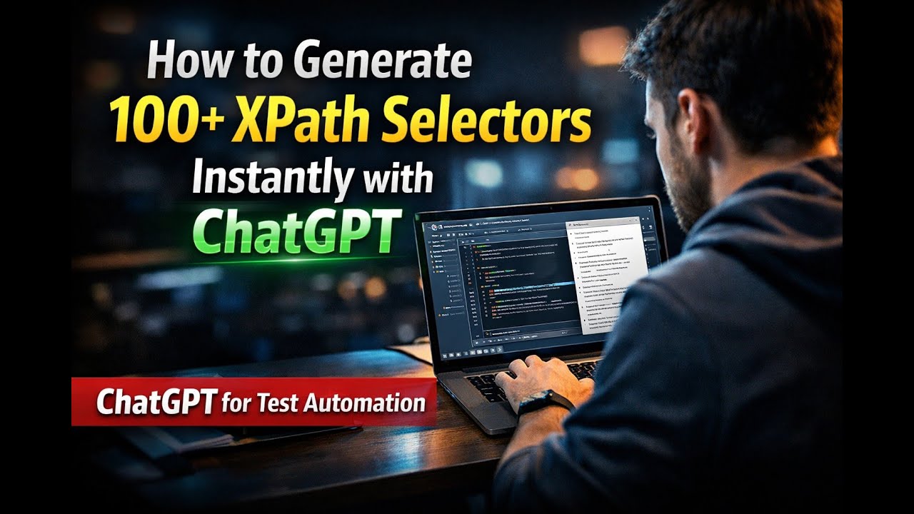 How to Generate 100+ XPath Selectors Instantly with ChatGPT | ChatGPT for Test Automation