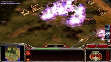 C&C General Shockwave Mod: Skirmish 2 vs 4 Hard Army (3)