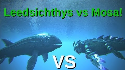 Leedsichthys VS Mosasaurus! || ARK: Survival Evolved