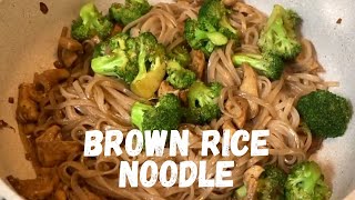 Quick Stir Fry Brown Rice Noodle Recipe