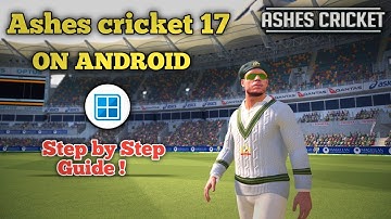How to Play Ashes Cricket 17 on Android with Winlator Emulator | Ashes Cricket 17 Gameplay |