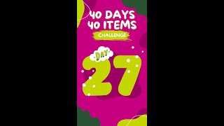 Day 27 - 40 Days 40 Items Challenge #declutteringtips #declutteryourlife #declutteringchallenge by The Declutter Hub 114 views 2 months ago 1 minute, 19 seconds