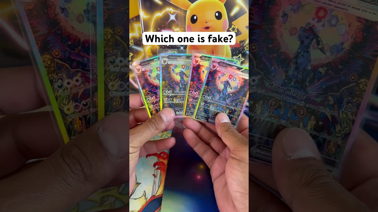 Can you tell which one is fake? 