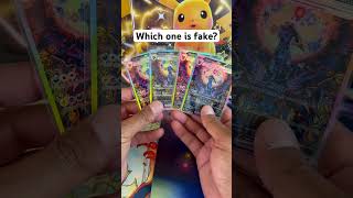 Can you tell which one is fake? #pokemon #prismatic #pokemoncards #fyp #pokemonchannel #umbreon