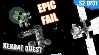 FAILURE! Solar Space Station | Kerbal Space Program