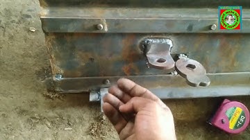 रोलिंग शटर का बाटम प्लेट कैसे बनाते हैं?How to make rolling shutter bottom plate?#weldingwork