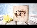 How to do a photo on a wooden board - tutorial  ----- DIY By Catherine  :)