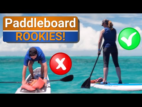 First Time Paddleboarding